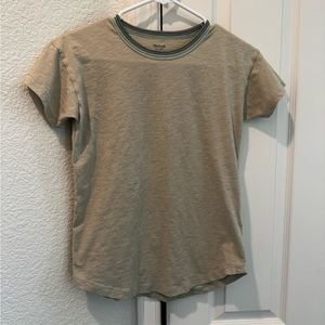 A Light green summer short sleeved t-shirt from Madewell.  Worn once.  Teen